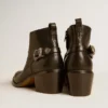 Botas Patty en cuero negro