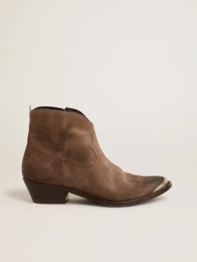 Botas Young de gamuza marrón oscuro