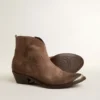 Botas Young de gamuza marrón oscuro