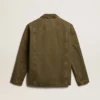 Camisas de algodón para hombre color oliva