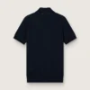 Camisas de manga corta para hombre en lana merino azul marino