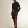 Camisas de manga larga para hombre en lana merino azul marino