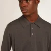 Camisas de manga larga para hombre en lana merino gris