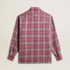 Camisas de mujer con bordado de cuadros en rosa, arena y gris