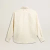 Camisas de mujer de mezcla de viscosa y algodón con cuello adornado con cristales