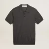 Camisas de polo para mujer de lana merino antracita