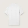 Camisas deportivas blancas con cremallera para hombre