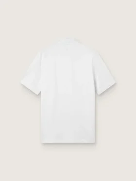Camisas deportivas blancas con cremallera para hombre