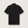 Camisas deportivas negras con cremallera para hombre