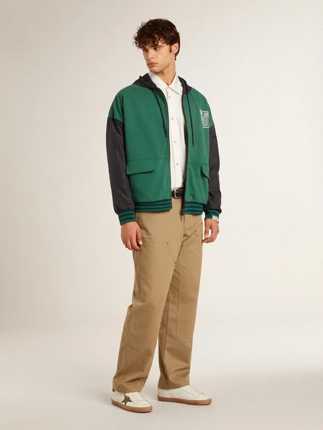 Camisas oversize para hombre en blanco desgastado con rayas verticales