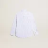 Camisas para niños con rayas azul claro