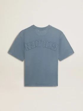 Camiseta azul bebé con logotipo invertido en la espalda – Jersey Capsule