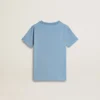 Camiseta azul claro para niños con estampado