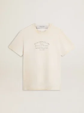 Camiseta blanca de estilo vintage para hombre con estampado en el frente