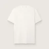 Camiseta blanca para hombre con acabado desgastado