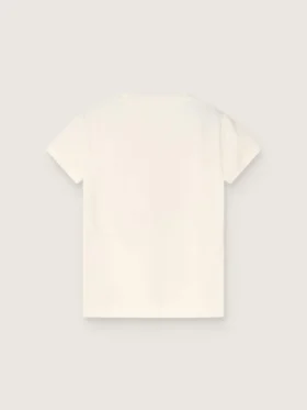 Camiseta de algodón blanca para niños con estampado «Frutteria Golden»