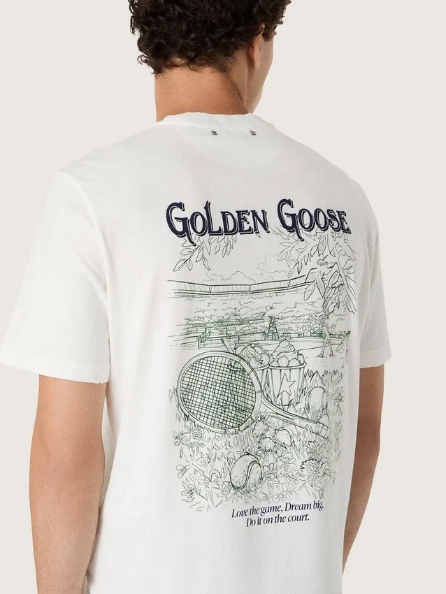 Camiseta de hombre con estampado en la espalda