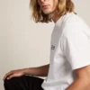 Camiseta de la colección Star Collection con logotipo y estrella negros en contraste