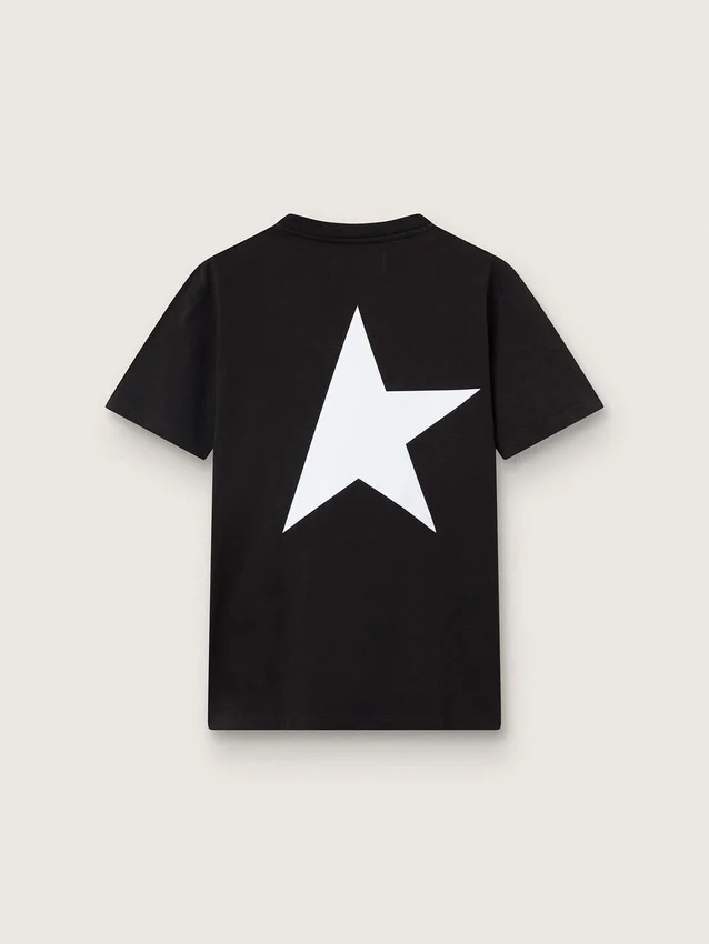 Camiseta de la Star Collection con logotipo y estrella blancos en contraste