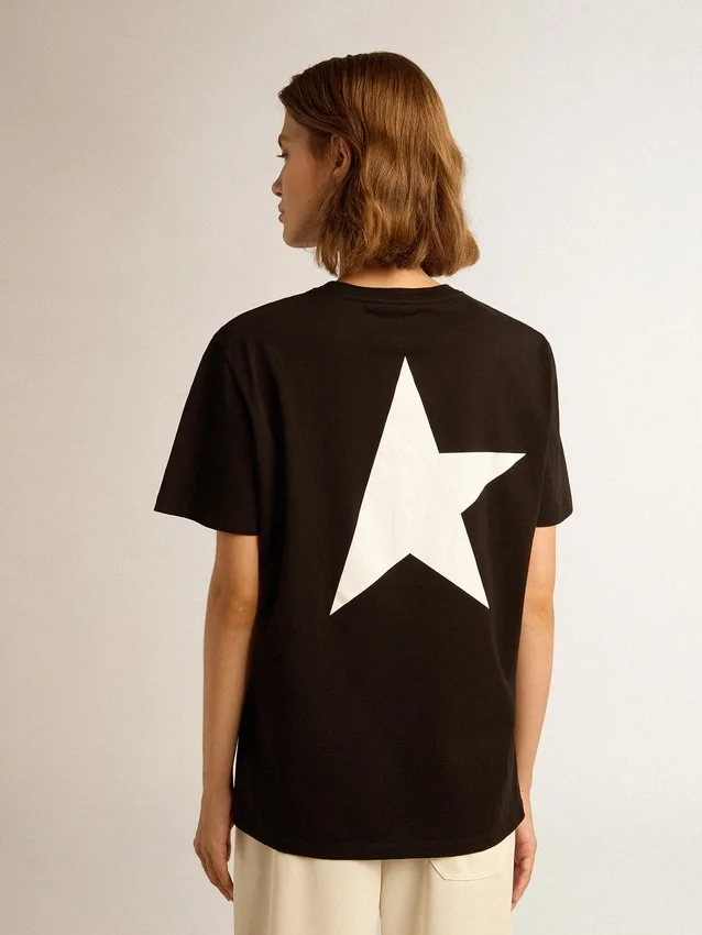 Camiseta de la Star Collection con logotipo y estrella blancos en contraste