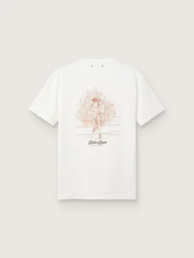 Camiseta de mujer con estampado en la espalda