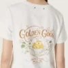 Camiseta de mujer con estampado en la espalda
