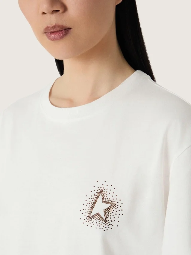 Camiseta de mujer con estampado en la espalda