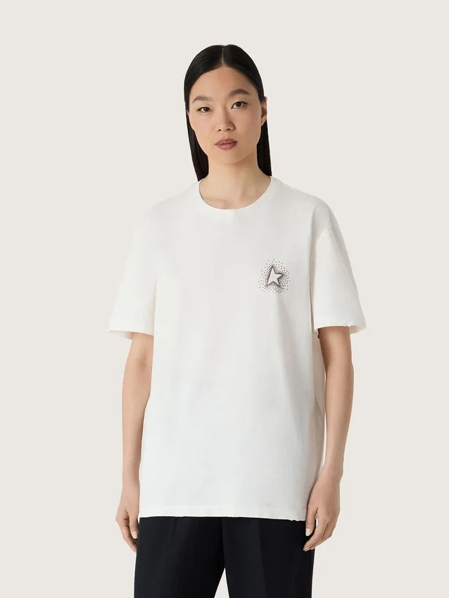 Camiseta de mujer con estampado en la espalda