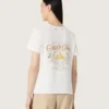 Camiseta de mujer con estampado en la espalda