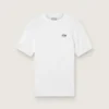 Camiseta deportiva blanca de corte ajustado para hombre