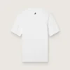 Camiseta deportiva blanca de corte ajustado para hombre