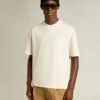 Camiseta en blanco envejecido con logotipo invertido en la espalda - Jersey Capsule