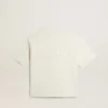 Camiseta en blanco envejecido con logotipo invertido en la espalda - Jersey Capsule