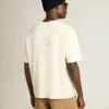 Camiseta en blanco envejecido con logotipo invertido en la espalda - Jersey Capsule
