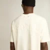 Camiseta en blanco envejecido con logotipo invertido en la espalda - Jersey Capsule
