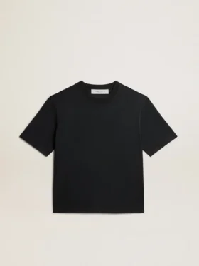 Camiseta en negro lavado con logotipo invertido en la espalda - Jersey Capsule