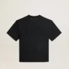 Camiseta en negro lavado con logotipo invertido en la espalda - Jersey Capsule