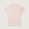 Camiseta Journey para niñas en jersey de algodón rosa con estampado digital de la mascota