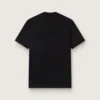 Camiseta negra de la Star Collection con una estrella tono sobre tono en el frente