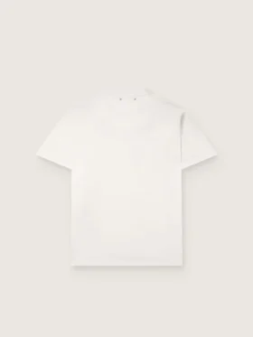 Camiseta para hombre de jersey de algodón blanco vintage