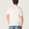 Camiseta para hombre de jersey de algodón blanco vintage