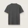 Camiseta para mujer en gris antracita con cristales
