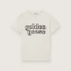 Camiseta para niños «Journey» en jersey de algodón blanco con logotipo