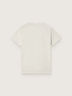 Camiseta para niños «Journey» en jersey de algodón blanco con logotipo