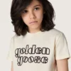 Camiseta para niños «Journey» en jersey de algodón blanco con logotipo