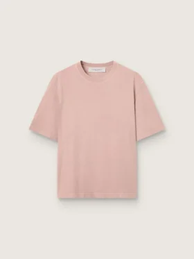 Camiseta rosa polvo con logotipo invertido en la espalda - Jersey Capsule