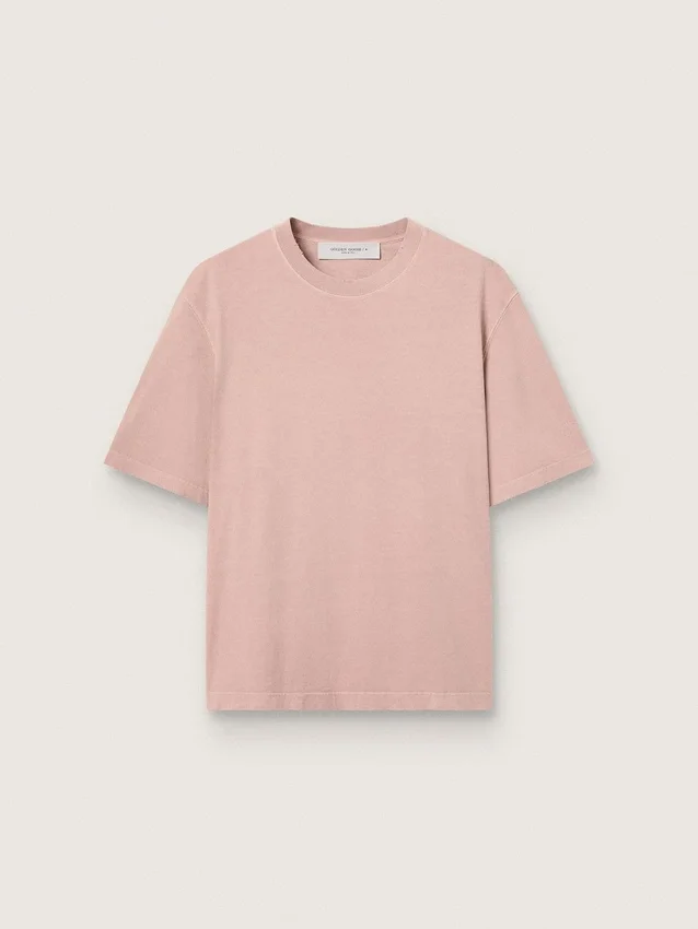 Camiseta rosa polvo con logotipo invertido en la espalda - Jersey Capsule