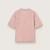 Camiseta rosa polvo con logotipo invertido en la espalda - Jersey Capsule