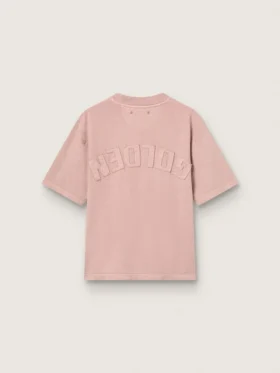 Camiseta rosa polvo con logotipo invertido en la espalda – Jersey Capsule