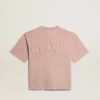 Camiseta rosa polvo con logotipo invertido en la espalda - Jersey Capsule
